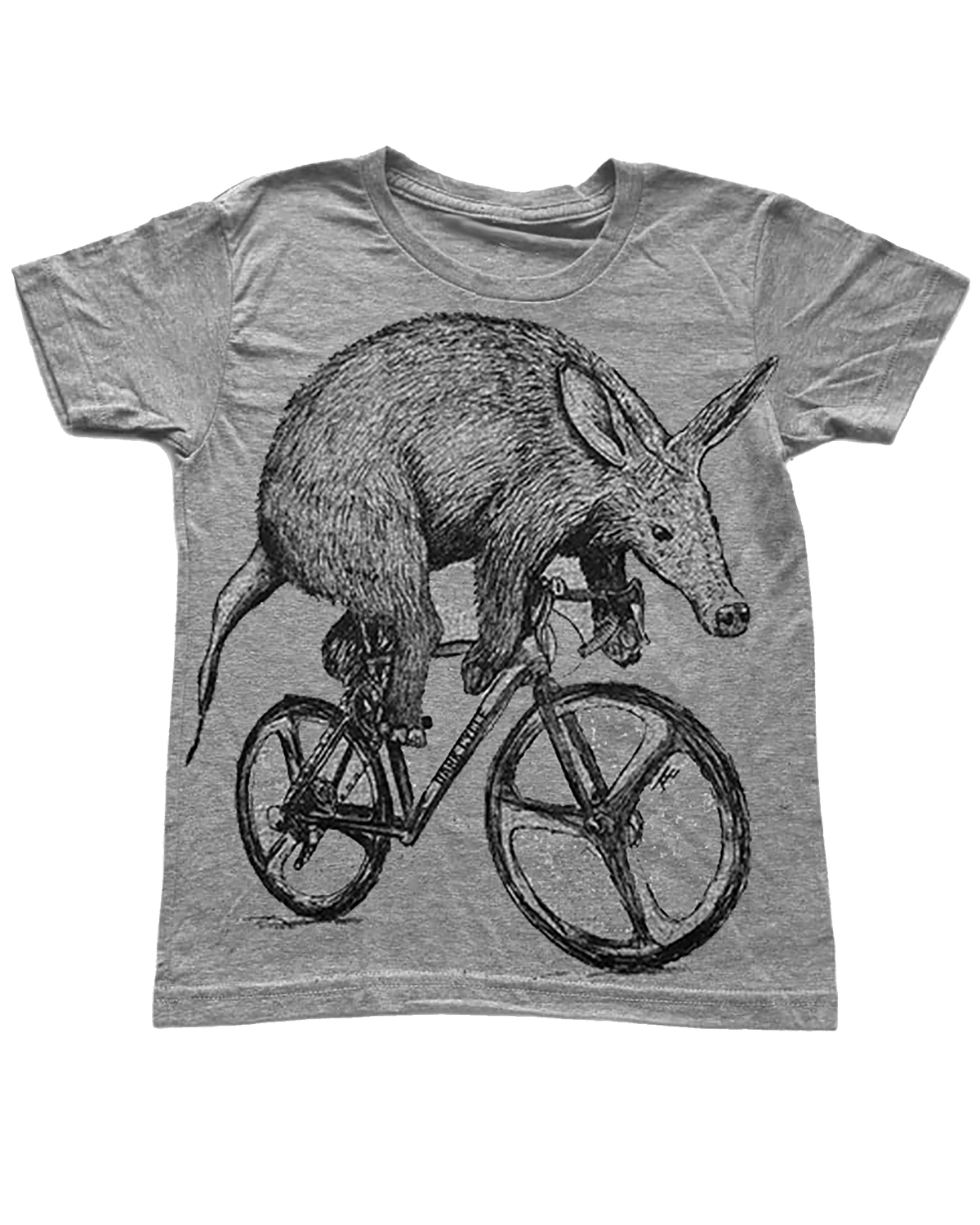 Aardvark on a Bike Youth Shirt