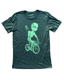 Alien on A Bicycle Men's/Unisex Shirt