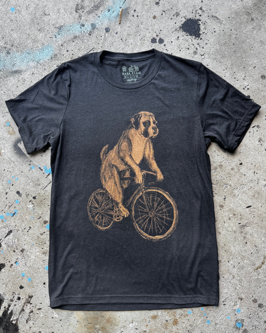 Boxer on a Bike Men's/Unisex Shirt