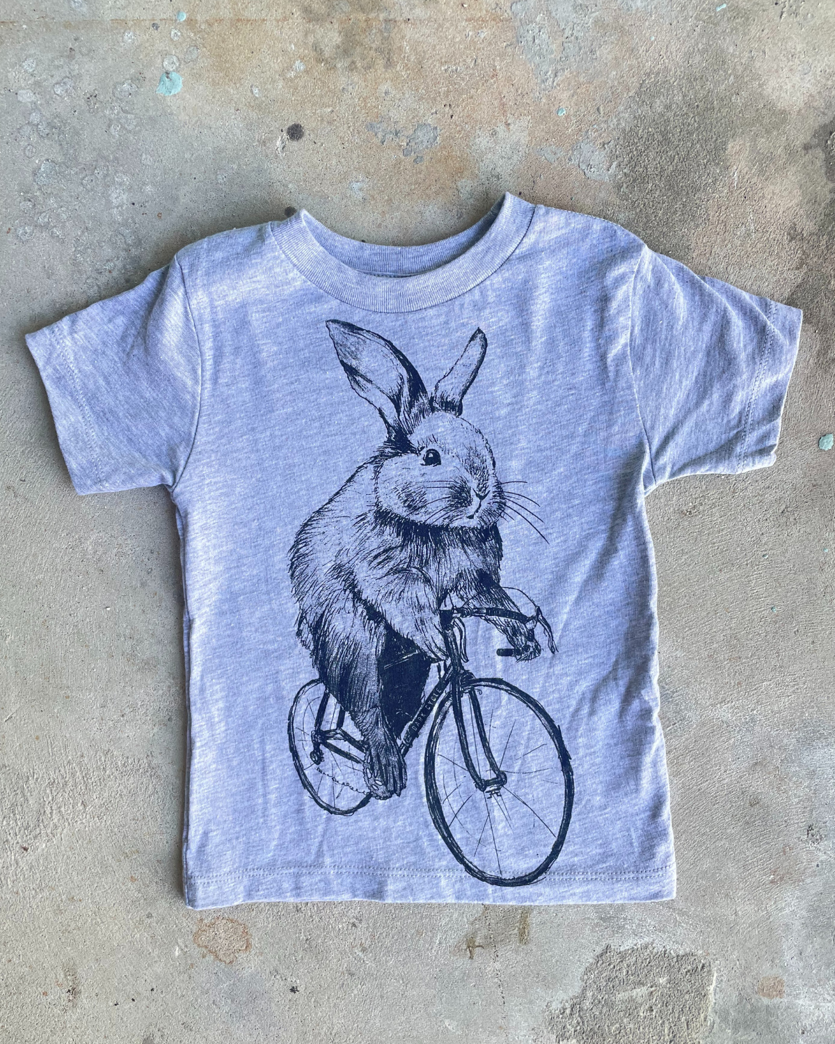 Bunny Rabbit on a Bicycle Kids/Youth Shirt
