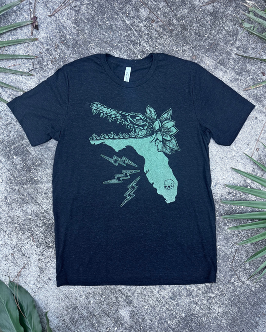 Florida Will Eat You (Florida as an Alligator) Men's/Unisex Shirt