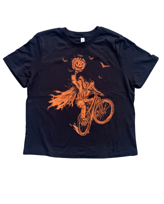 Headless Cyclist on A Bicycle Women's Shirt