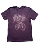 Mothman on A Bicycle Men's/Unisex Shirt