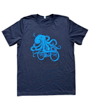 Octopus on a Bicycle Mens/Unisex Shirt