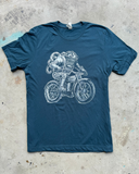 Robot on A Bicycle Men's/Unisex Shirt
