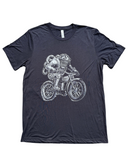 Robot on A Bicycle Men's/Unisex Shirt