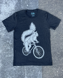 White Squirrel on a Bicycle Men's T-Shirt