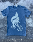 White Squirrel on a Bicycle Men's T-Shirt