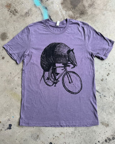 Armadillo on a Bicycle Men's Shirt