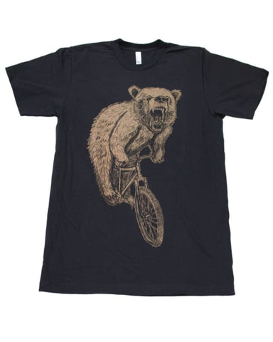 Bear on A Bicycle Men's/Unisex Shirt