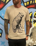 Capybara on a Bicycle Men’s / Unisex Shirt - Unisex Tees