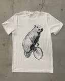 Capybara on a Bicycle Men’s / Unisex Shirt - Unisex Tees