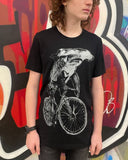 Hammerhead Shark on a Bicycle Men’s T-Shirt (new color way) - Unisex Tees