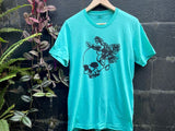 Life and Death IV - Unisex/Mens Botanical Skull Shirt - Unisex Tees