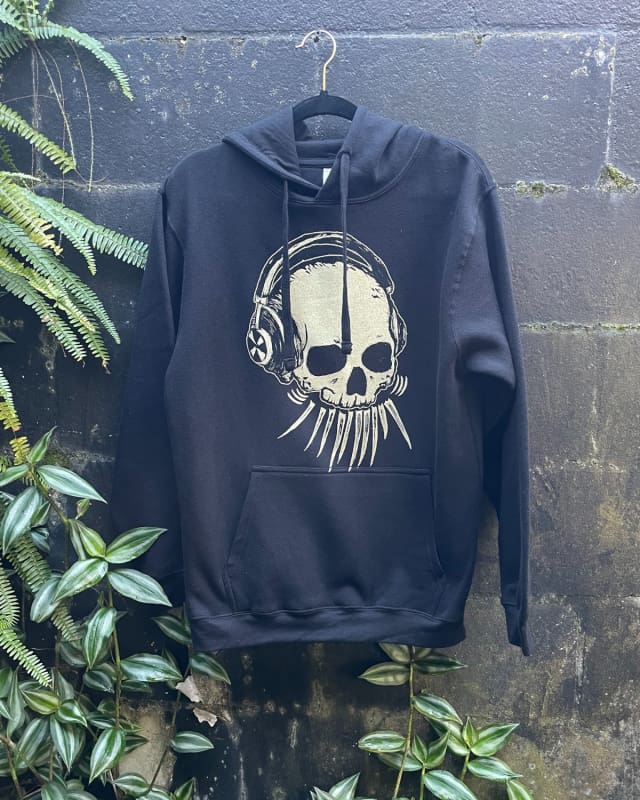 Life and Death | Listener Skull Unisex Hoodies - The STAPLE - Black / XS