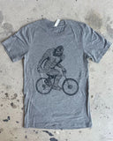 Sasquatch on A Bicycle Men’s/Unisex Shirt (new color way) - Unisex Tees