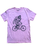 Sasquatch on A Bicycle Men’s/Unisex Shirt (new color way) - Unisex Tees