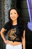 Sasquatch on a Mountain Bike Women’s T-Shirt - Unisex Tees