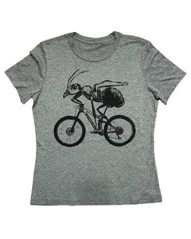 Ant on A Bicycle Women's Shirt