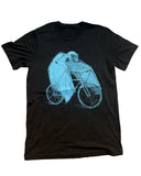 Bat on A Bicycle Men’s/Unisex Shirt - 70’s Vintage Tee - Tri-Black / XS - Unisex Tees