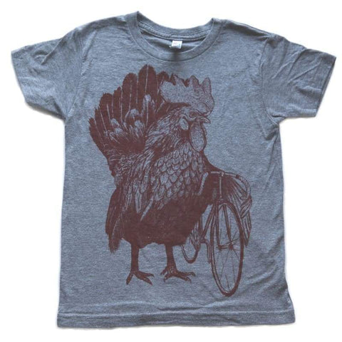 Chicken on a Bicycle Youth Shirt