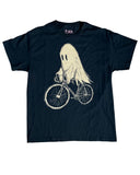 Ghost on A Bicycle Men’s/Unisex Shirt - 90’s Heavy Tee - Black / XS - Unisex Tees