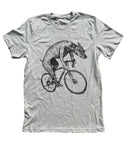 Greyhound on A Bicycle Men’s/Unisex Shirt - Classic Tee - Silver / XS - Unisex Tees