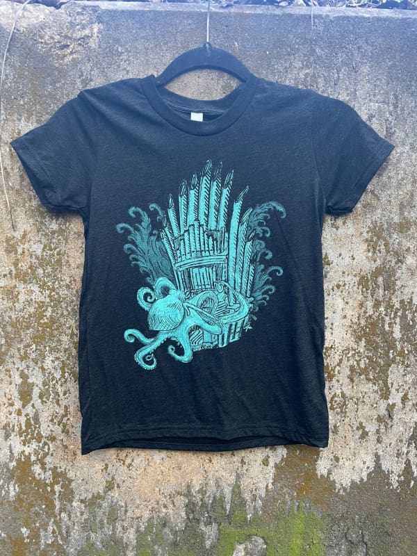 Octopus Playing an Organ Youth Shirt