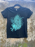 Octopus Playing an Organ Youth Shirt
