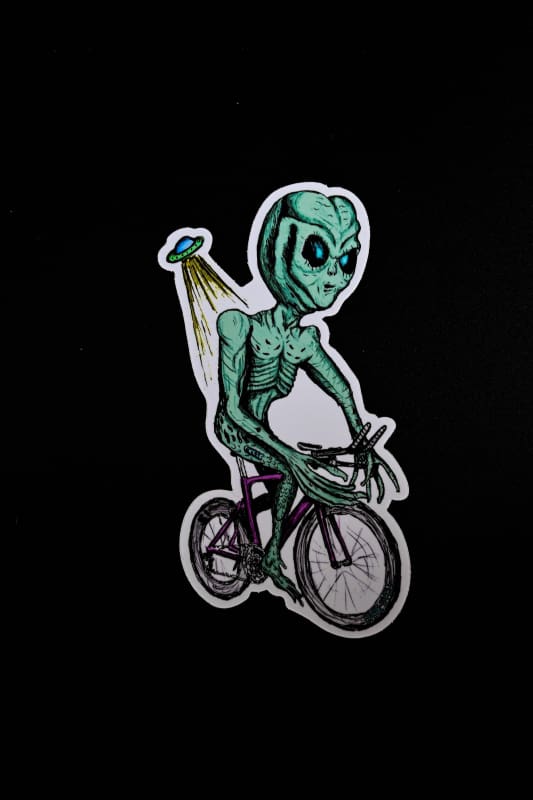 Vinyl Sticker - SINGLE - Alien