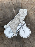 Vinyl Sticker - SINGLE - Flat Face Cat