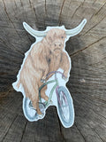 Vinyl Sticker - SINGLE - Highland Cow