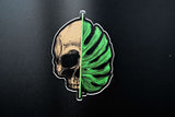Vinyl Sticker - SINGLE - Monstera Skull