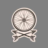 Vinyl Sticker - SINGLE - Wheel + Arrows