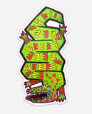 Vinyl Sticker - THREE PACK Unicorn Shark Logo Sloth Trex Buffalo