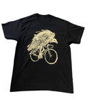 Vulture on A Bicycle Men’s/Unisex Shirt - 90’s Heavy Tee - Black / XS - Unisex Tees