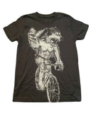 Werewolf on a Bicycle Youth Shirt - Classic Tee - Black / YS