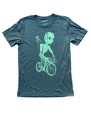 Alien on A Bicycle Men's/Unisex Shirt