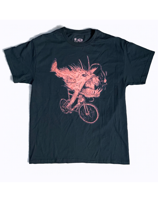 Anglerfish on a Bicycle Men's/Unisex Shirt