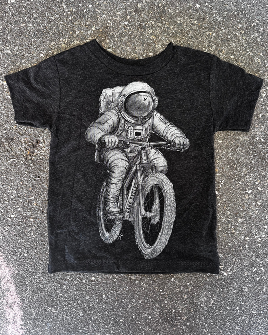 Astronaut on a Bike Kids Shirt