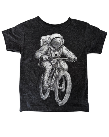 Astronaut on a Bike Kids Shirt