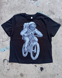 Astronaut on A Bicycle Women's Shirt