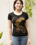 Bearded Dragon on A Bicycle Women's Shirt