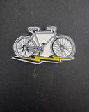 Bike Lightning Logo Enamel Pin