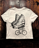 Butterfly On A Bicycle Women's Shirt