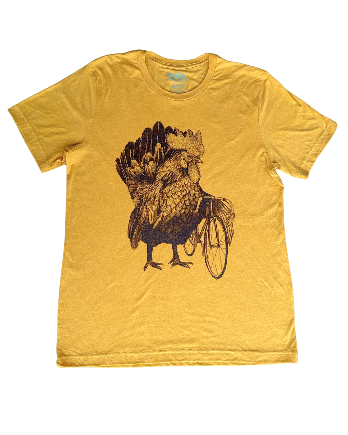 Chicken on a Bicycle Men's/Unisex Shirt