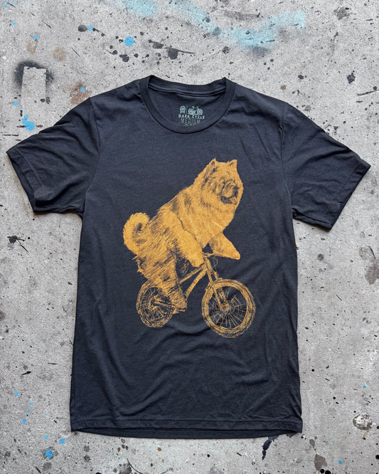 Chow Chow on a Bike Men's/Unisex Shirt