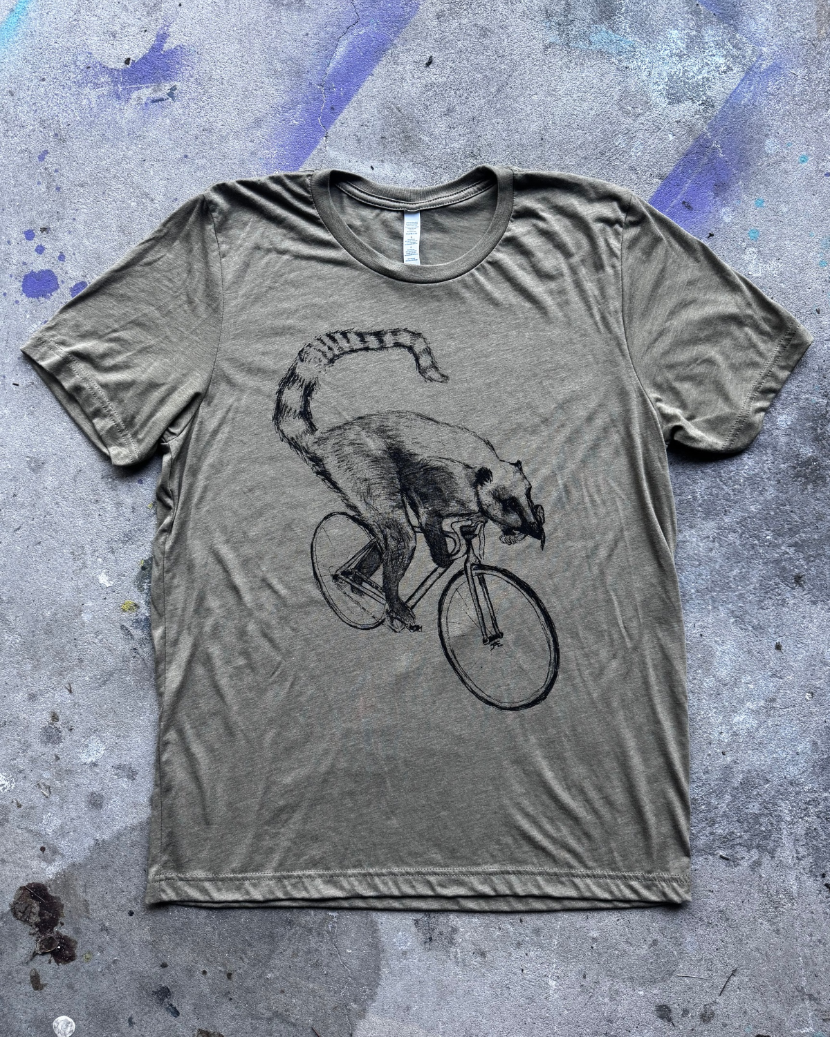 Coati on a Bike Men's/Unisex Shirt