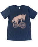 Coyote on a Bike Men's/Unisex Shirt