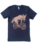 Coyote on a Bike Men's/Unisex Shirt